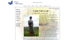 Desktop Screenshot of cathy-cash.virtualmemorials.com