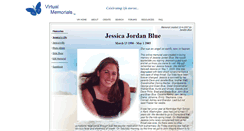 Desktop Screenshot of jessica-blue.virtualmemorials.com