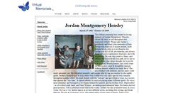 Desktop Screenshot of jordan-montgomery-hensley.virtualmemorials.com
