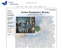 Tablet Screenshot of jordan-montgomery-hensley.virtualmemorials.com