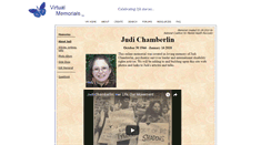 Desktop Screenshot of judi-chamberlin.virtualmemorials.com